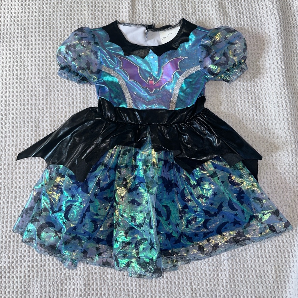 Witch Iridescent Blue and Black Costume